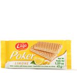 Вафли Gastone Lago Poker с лимонной начинкой, 45 г * 20 шт